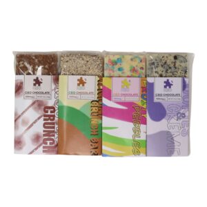 choc’lit crunch bar chocolate | 500mg cbd | keo edibles