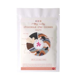 milky way chocolate chip thc cookie | 400mg thc | keo edibles